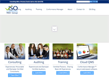 Tablet Screenshot of iso9001group.com